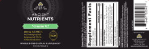Ancient Nutrients Vitamin K2 90 mcg