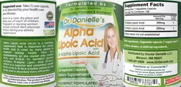 Label for Alpha Lipoic Acid with R-Alpha Lipoic Acid