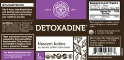 Label for Detoxadine