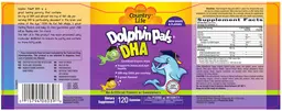 Label for Dolphin Pals DHA