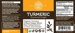 Label for Turmeric