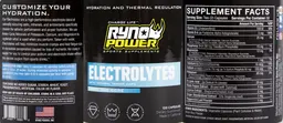 Label for Electrolytes