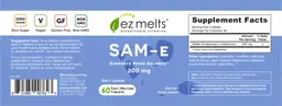 Label for Sam-E 200 mg Soft Lemon