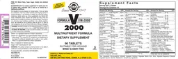 Label for Formula VM-2000