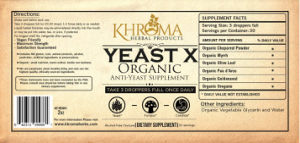 Yeast X Organic Anti-Yeast Supplement