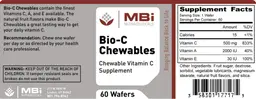 Label for Bio-C Chewables