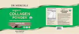 Label for Organic Collagen Powder Chocolate