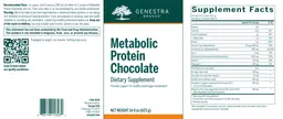 Label for Metabolic Protein Chocolate