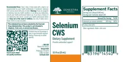 Label for Selenium CWS