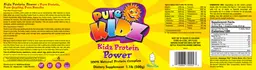 Label for Kidz Protein Power Vanilla
