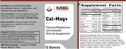 Label for Cal-Mag+