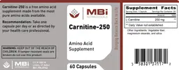 Label for Carnitine-250