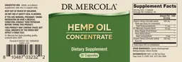 Label for Hemp Oil Concentrate