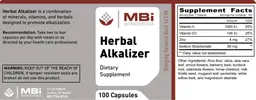 Label for Herbal Alkalizer