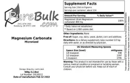Magnesium Carbonate Micronized