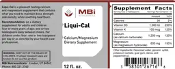 Label for Liqui-Cal