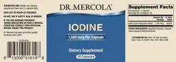 Label for Iodine 1,500 mcg