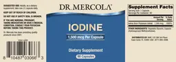 Label for Iodine 1,500 mcg