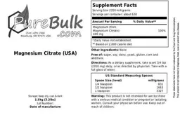 Magnesium Citrate (USA)