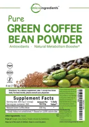 Label for Pure Green Coffee Bean Powder