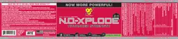 Label for N.O.-Xplode 2.0 Green Apple