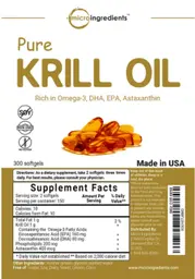 Label for Pure Krill Oil