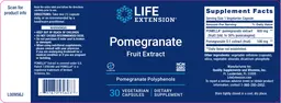 Label for Pomegranate Fruit Extract