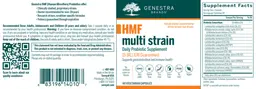 Label for HMF Multi Strain