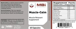Label for Muscle-Calm