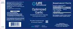 Label for Optimized Garlic