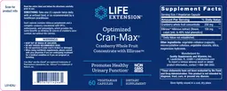 Label for Optimized Cran-Max