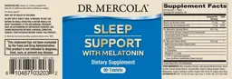 Label for Sleep Support with Melatonin