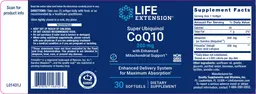 Label for Super Ubiquinol CoQ10 with Enhanced Mitochondrial Support 200 mg