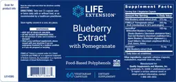 Label for Blueberry Extract with Pomegranate