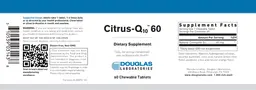 Label for Citrus-Q10 60