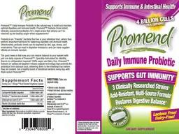 Label for Daily Immune Probiotic