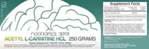 Label for Acetyl L-Carnitine HCl