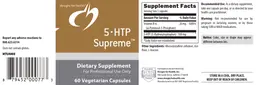 Label for 5-HTP Supreme