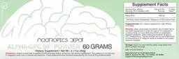 Label for Alpha-GPC 99% Powder
