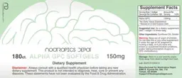 Label for Alpha GPC Softgels 150 mg