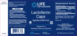 Label for Lactoferrin Caps