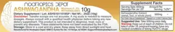 Label for Ashwagandha