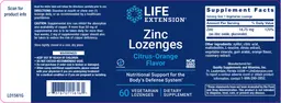 Zinc Lozenges Citrus-Orange Flavor