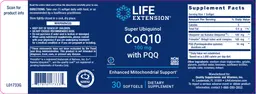 Label for Super Ubiquinol CoQ10 100 mg with PQQ