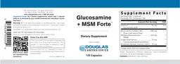 Label for Glucosamine + MSM Forte