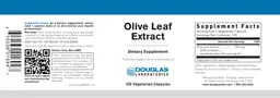 Label for Olive Leaf Extract