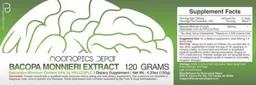 Label for Bacopa Monnieri Extract