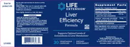 Label for Liver Efficiency Formula
