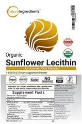 Label for Organic Sunflower Lecithin