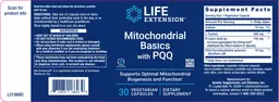 Label for Mitochondrial Basics with PQQ